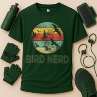 Retro Vintage Birding Bird Watching Funny Bird Watcher Performance Shirt