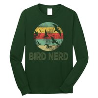 Retro Vintage Birding Bird Watching Funny Bird Watcher Long Sleeve Shirt