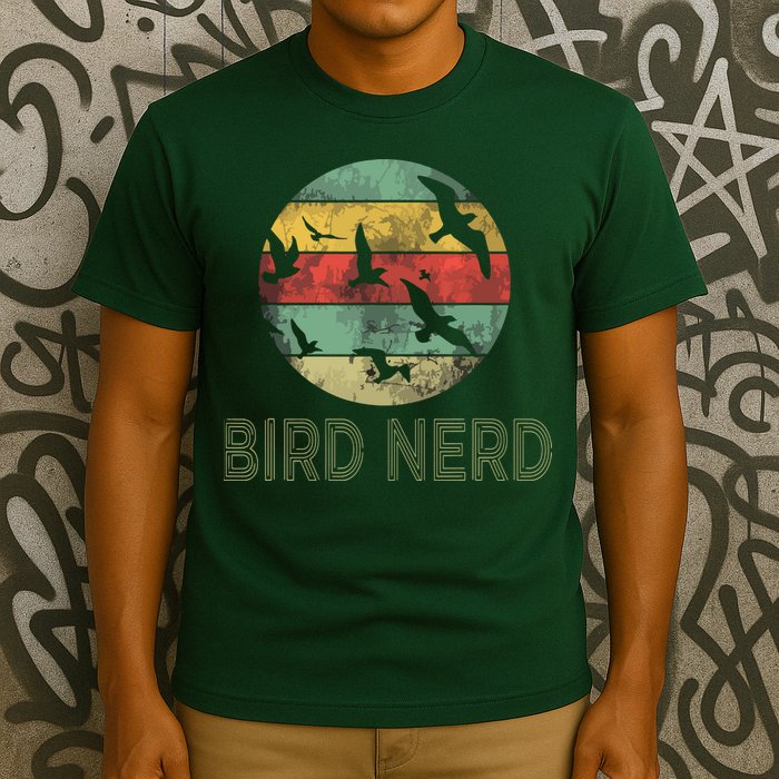 Retro Vintage Birding Bird Watching Funny Bird Watcher T-Shirt