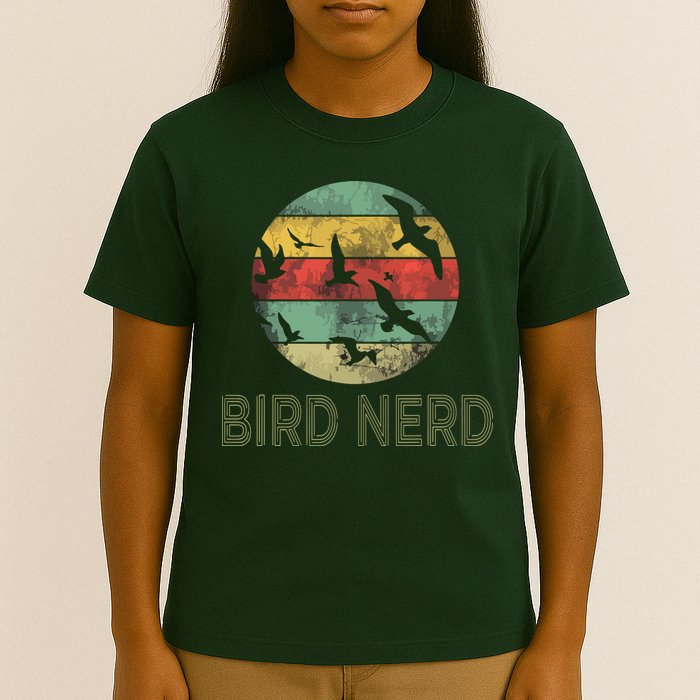 Retro Vintage Birding Bird Watching Funny Bird Watcher T-Shirt