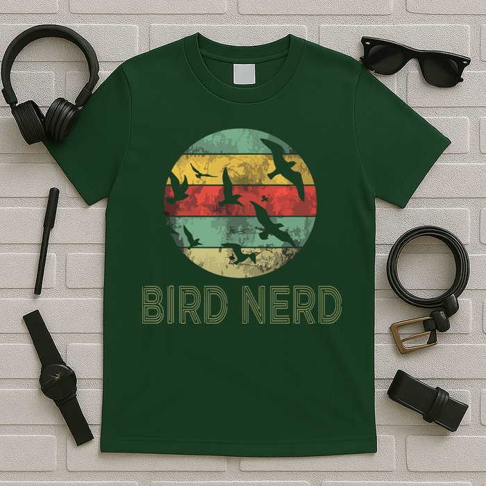 Retro Vintage Birding Bird Watching Funny Bird Watcher T-Shirt