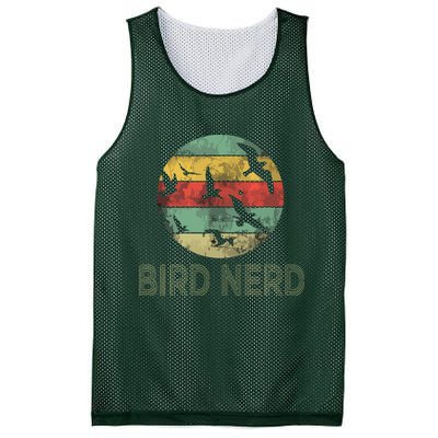 Retro Vintage Birding Bird Watching Funny Bird Watcher Mesh Reversible Basketball Jersey Tank