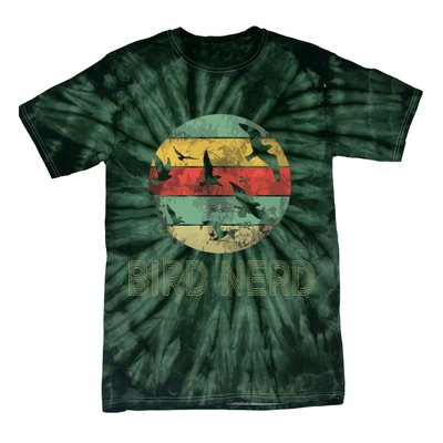 Retro Vintage Birding Bird Watching Funny Bird Watcher Tie-Dye T-Shirt