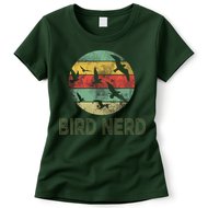 Retro Vintage Birding Bird Watching Funny Bird Watcher Womens T-Shirt