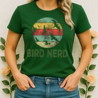 Retro Vintage Birding Bird Watching Funny Bird Watcher Womens T-Shirt