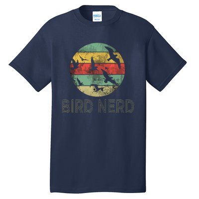 Retro Vintage Birding Bird Watching Funny Bird Watcher Tall T-Shirt