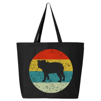 Retro Vintage Bulldog 25L Jumbo Tote