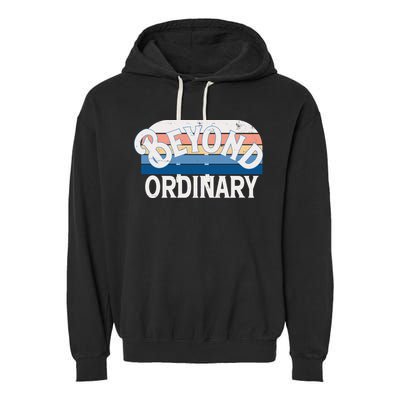Retro Vintage Beyond Ordinary Garment-Dyed Fleece Hoodie