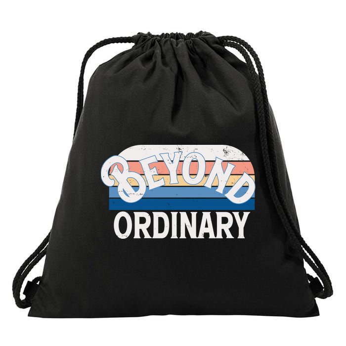 Retro Vintage Beyond Ordinary Drawstring Bag