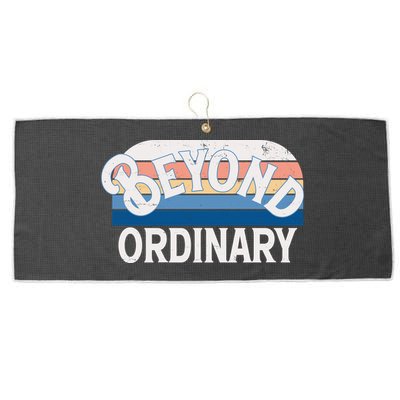 Retro Vintage Beyond Ordinary Large Microfiber Waffle Golf Towel