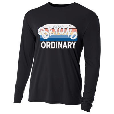 Retro Vintage Beyond Ordinary Cooling Performance Long Sleeve Crew