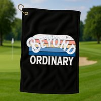 Retro Vintage Beyond Ordinary Golf Towel