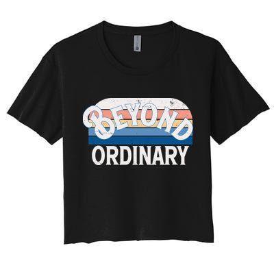 Retro Vintage Beyond Ordinary Crop Top