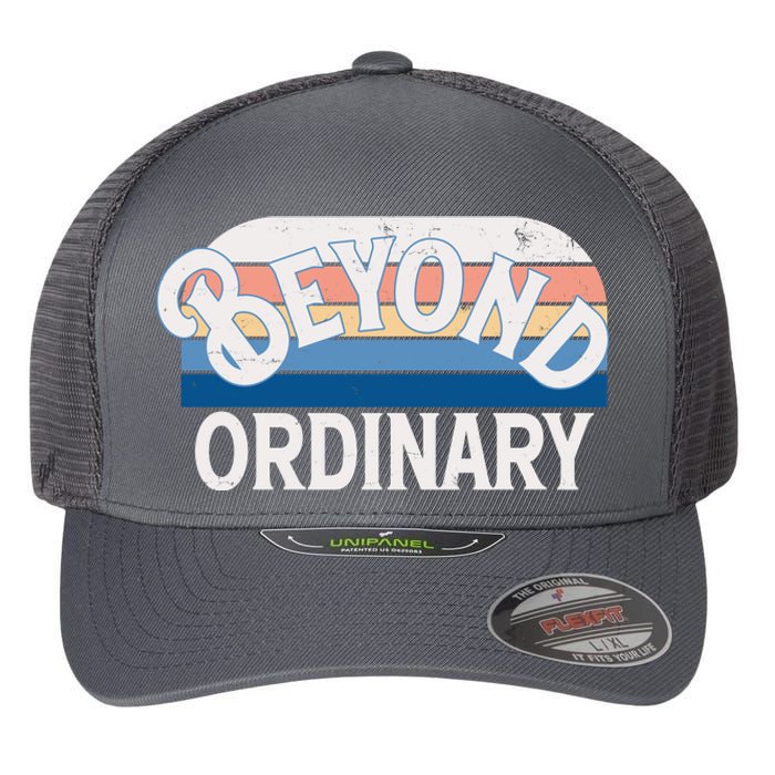 Retro Vintage Beyond Ordinary Flexfit Unipanel Trucker Cap