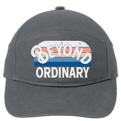 Retro Vintage Beyond Ordinary 7-Panel Snapback Hat