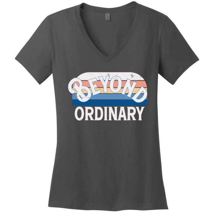 Retro Vintage Beyond Ordinary Women's V-Neck T-Shirt