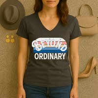Retro Vintage Beyond Ordinary Women's V-Neck T-Shirt