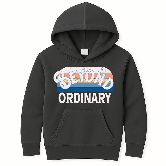 Retro Vintage Beyond Ordinary Kids Hoodie