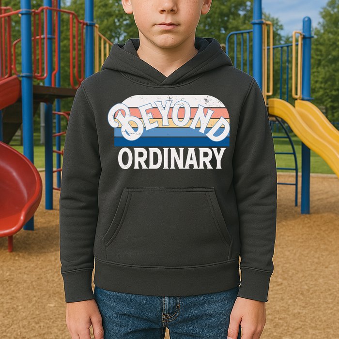 Retro Vintage Beyond Ordinary Kids Hoodie