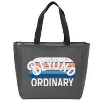 Retro Vintage Beyond Ordinary Zip Tote Bag