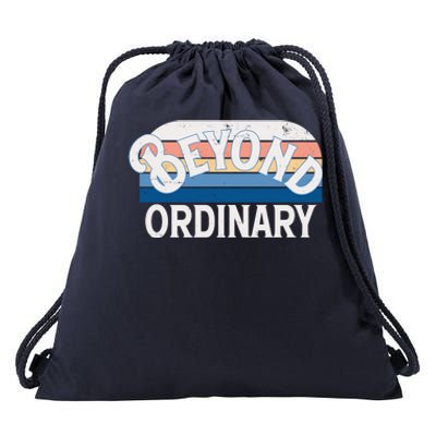 Retro Vintage Beyond Ordinary Drawstring Bag