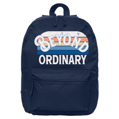 Retro Vintage Beyond Ordinary 16 in Basic Backpack