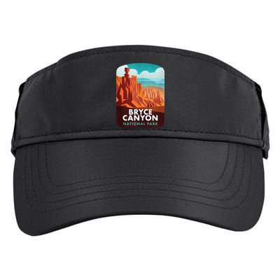 Retro Vintage Bryce Canyon National Park Adult Drive Performance Visor