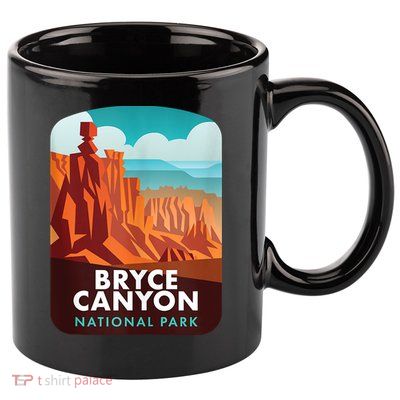 Retro Vintage Bryce Canyon National Park 11oz C Handle Ceramic Mug