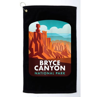 Retro Vintage Bryce Canyon National Park Golf Towel