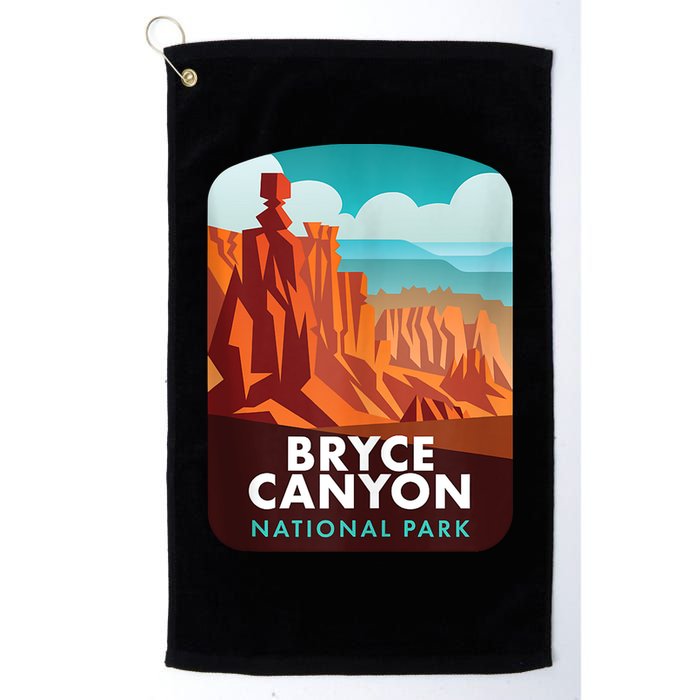 Retro Vintage Bryce Canyon National Park Golf Towel