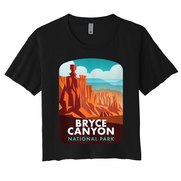 Retro Vintage Bryce Canyon National Park Crop Top