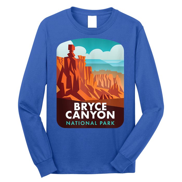 Retro Vintage Bryce Canyon National Park Long Sleeve Shirt