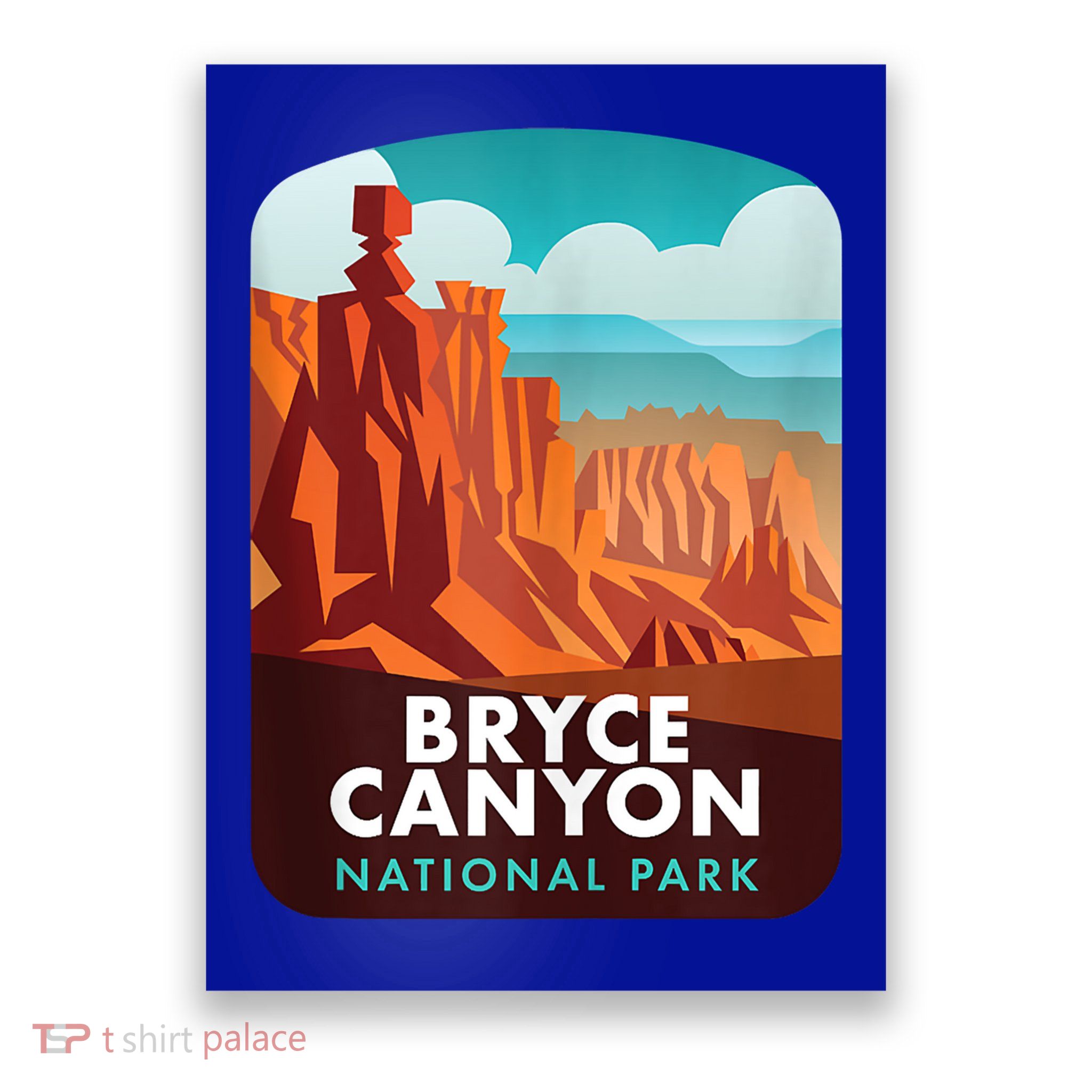 Retro Vintage Bryce Canyon National Park Poster