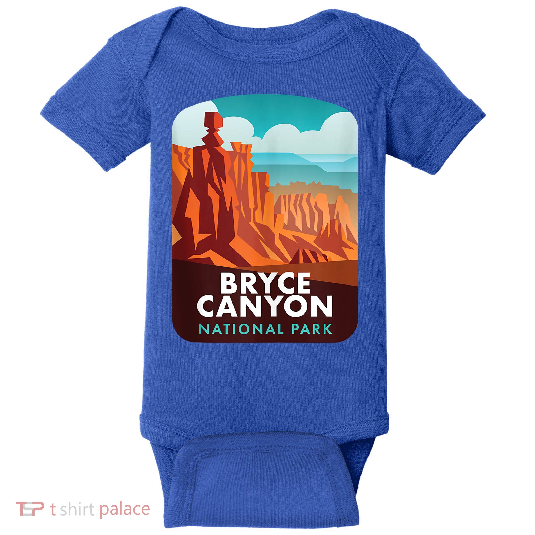 Retro Vintage Bryce Canyon National Park Baby Bodysuit