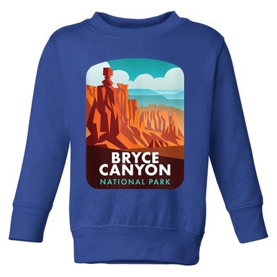 Retro Vintage Bryce Canyon National Park Toddler Sweatshirt