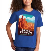 Retro Vintage Bryce Canyon National Park Kids T-Shirt
