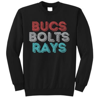 Retro Vintage Bucs Bolts Rays Sweatshirt