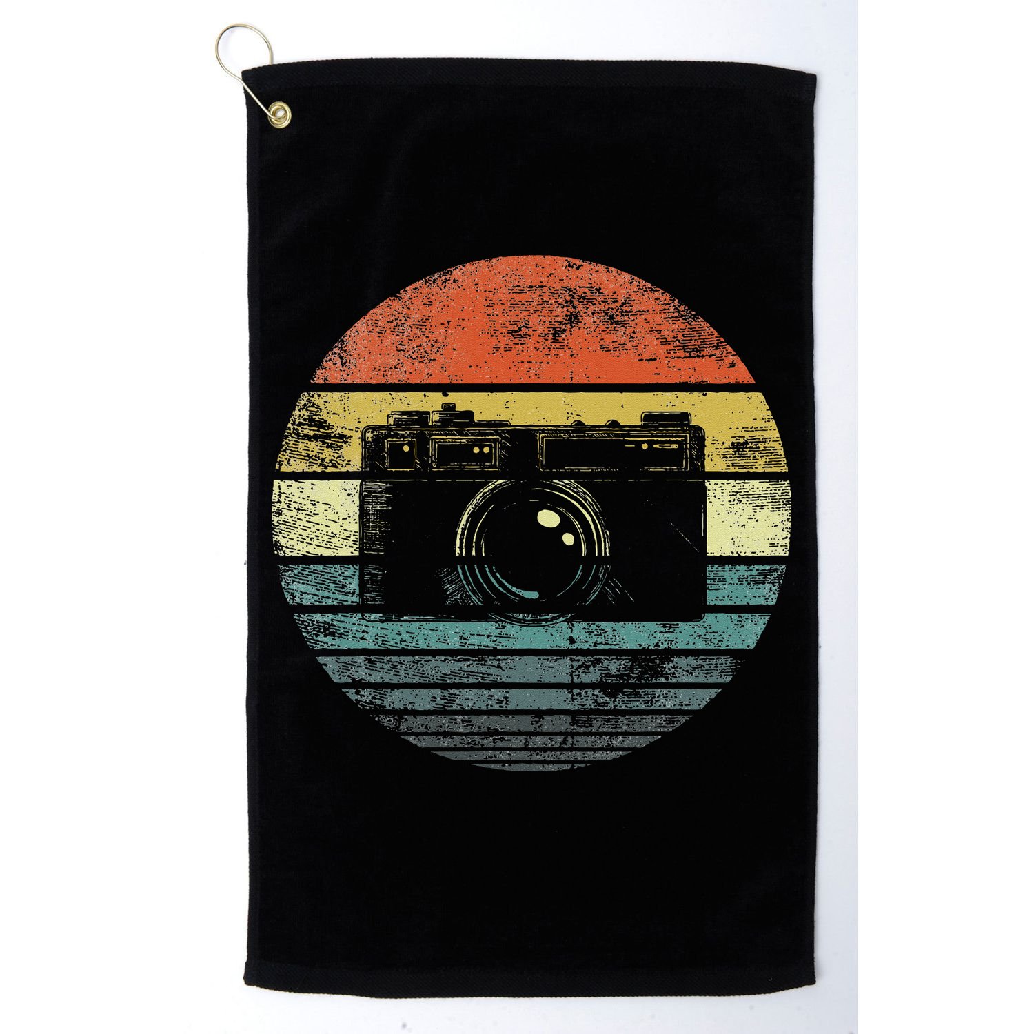 Retro Vintage Camera Photography Lover Photographer Gift Golf Towel