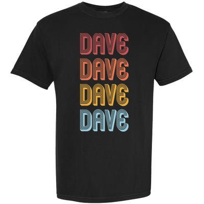 Retro Vintage Custom Name Dave Garment-Dyed Heavyweight T-Shirt