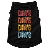 Retro Vintage Custom Name Dave Doggie Tank
