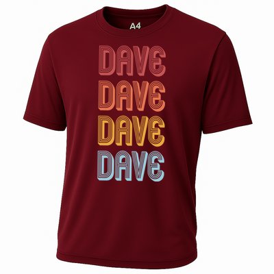 Retro Vintage Custom Name Dave Performance Shirt