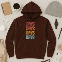 Retro Vintage Custom Name Dave Hoodie