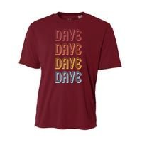 Retro Vintage Custom Name Dave Performance Sprint T-Shirt