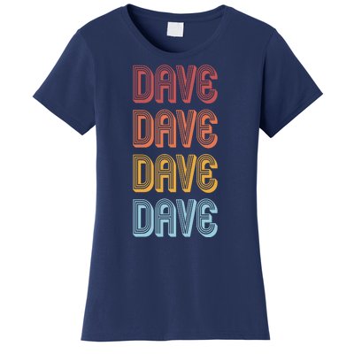 Retro Vintage Custom Name Dave Women's T-Shirt