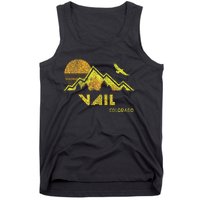 Retro Vail Colorado Distressed Home Tank Top