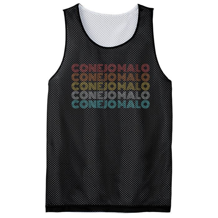 Retro Vintage Conejo Malo Mesh Reversible Basketball Jersey Tank