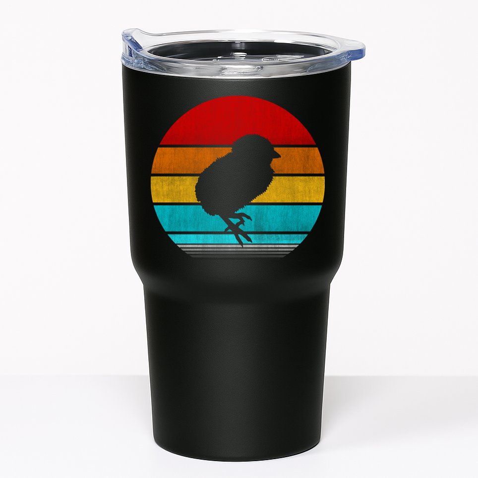 Retro Vintage Chick Tumbler