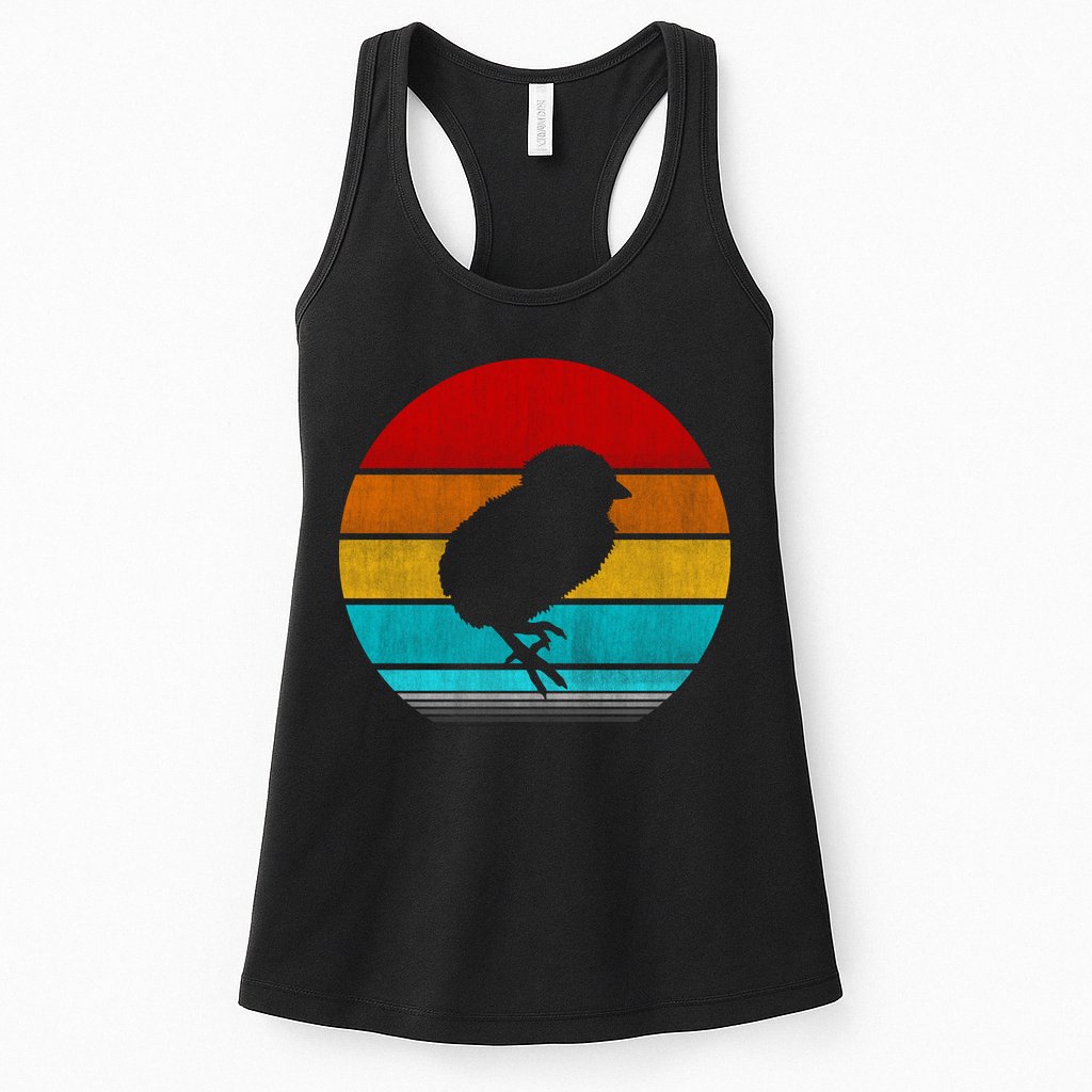 Retro Vintage Chick Womens Tank Top