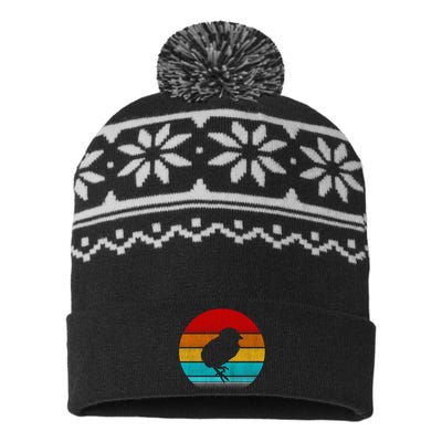 Retro Vintage Chick USA-Made Snowflake Beanie