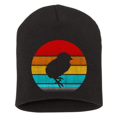 Retro Vintage Chick Short Acrylic Beanie